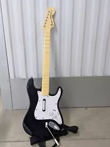 Nintendo Wii Rock Band Fender Stratocaster Guitar Model 19091 No Dongle UNTESTED - Picture 1 of 5
