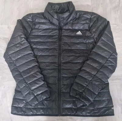 Chaqueta Parka Adidas Plumón Negra con Capucha Puffer Hombres Talla XL BQ7782/Varilite Foto 1 de 4