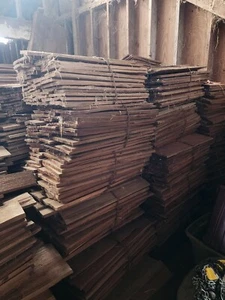 Vintage 1970's Weyerhaeuser Old Growth Rough Split Cedar Shakes 100+ Bundles. - Picture 1 of 6