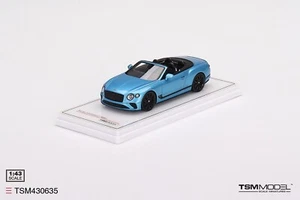 1/43 TSM Bentley Continental GT Speed Convertible 2022 Kingfisher TSM430635 - Picture 1 of 1
