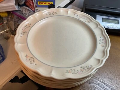 Pfaltzgraff ~ Rememberance ~ обеденная тарелка ~ 10» ~ набор из 3... бывшие в употреблении - Изображение 1 из 2