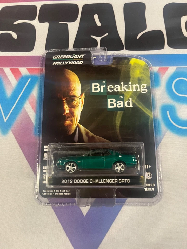 Dodge Challenger SRT8 2012 Greenlight 1/64 Hollywood Breaking Bad máquina verde Foto 1 de 2