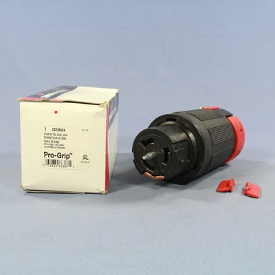 Conector plugue bloqueio Cooper Pro-Grip California NÃO-NEMA 50A 125/250V CS6364EX - Imagem 1 de 4