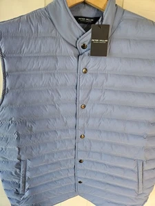 Peter Millar Crown Crafted Regent Lightweight Quilted Vest XL Brook Blue $295 - Picture 1 of 10