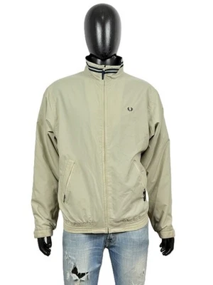 Fred Perry Giacca Invernale Beige Giubbotto Imbottito Uomo Taglia XL Oversize - Imagen 1 de 4