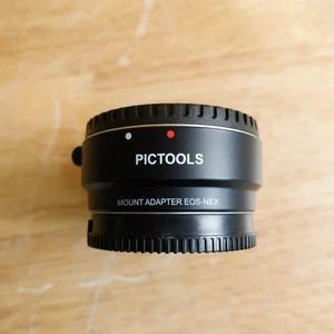 Pictools Canon EOS lente a Sony Nex cámara lentes adaptador con enfoque automático - Imagen 1 de 4