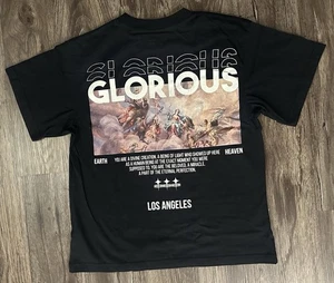 Camiseta negra vintage para hombre Pacsun Glorious Angels LA Earth/ Heaven - talla pequeña  - Imagen 1 de 8