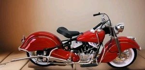 Guiloy 1948 Indian Chief 348 Motorcycle Die-Cast Model by Guiloy 1/6 Scale Nice! - Picture 1 of 13