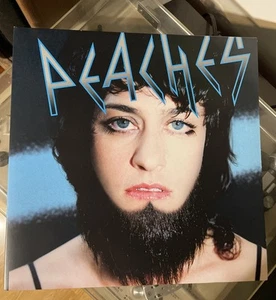 PEACHES Fatherfucker 2xLP Pink/Peach Vinyl 2003 XL Recordings Iggy Pop - Picture 1 of 8