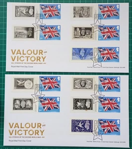 Europhilex 2025 Valour & Victory -Victory Stamps 1946 Smiler SPALDING Date Error - Picture 1 of 5