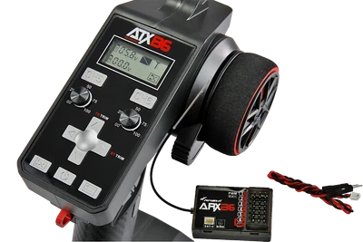 Amewi 28387, ATX B6, 6 Kanal Display RC Fernsteuerung, Empfänger, Telemetrie - Bild 1 von 4