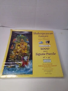Rompecabezas Shakespearean Fantasy 1000 piezas 16" x 34" Greenwich Workshop - Imagen 1 de 8