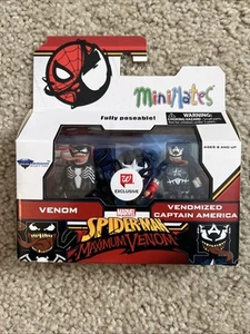 MINIMATES VENOM & VENOMIZED CAPTAIN AMERICA COMPLETAMENTE POSABILE WALGREENS ESCLUSIVO - Foto 1 di 1