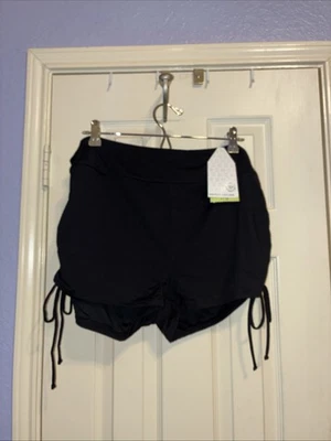 NWT Beach House Blake Adjustable Side Tie Swim Short Black Women's Size 18W - Image 1 of 4