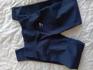 Sport Leggings Damen, Größe  XS/36 BLAU dunkelblau GYMSHARK Booty  Push Up Hose - Bild 1 von 6