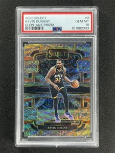 2023-24 Panini Select Kevin Durant #2 Elephant Concourse Case Hit SSP PSA 10 MT - Picture 1 of 2