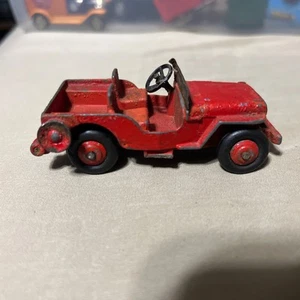 Dinky Toys No. 25y/ No. 405 Universal Jeep , Red - Picture 1 of 21