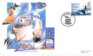 BFPO 2001 Royal Navy Festival of the Sea Portsmouth Harrier cover BFPS 2653  - Imagen 1 de 1