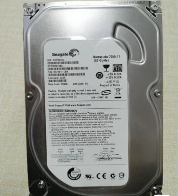Original Seagate 160GB ST3160813AS 7200RPM SATA 3.5" HDD Hard Disk Drive - Image 1 of 3