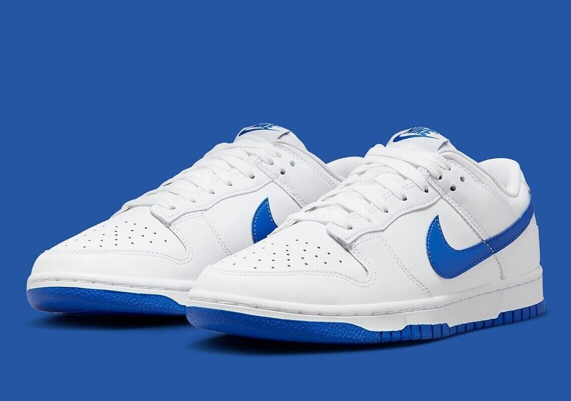 Nike Dunk Low White Hyper Royal for Sale | Authenticity Nike Dunk Low White Hyper Royal for Sale | Authenticity