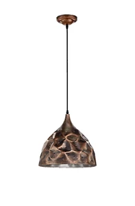 Lámpara colgante cobre loft Ø 35 cm LED posible 1 x E27 lámpara colgante 302000162 - Imagen 1 de 1