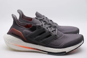 ADIDAS ULTRABOOST 21 RUNNING TRAINERS - GREY FIVE FY0372 MEN UK8.5 - Picture 1 of 11