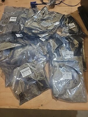 LOT x 16 -NEW HP Display Port to DVI Monitor AV Video Adapter Cable - Image 1 of 3