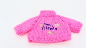 Bear Wear Pink Sweater Clothes Best Friends Fits 10" to 12" Bears - Picture 1 of 6