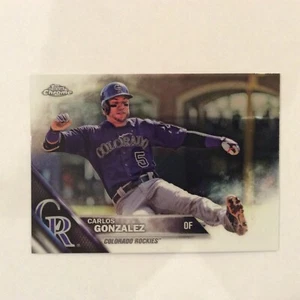 Carlos Gonzalez 2016 Topps cromo #51 Colorado Rockies - Imagen 1 de 2