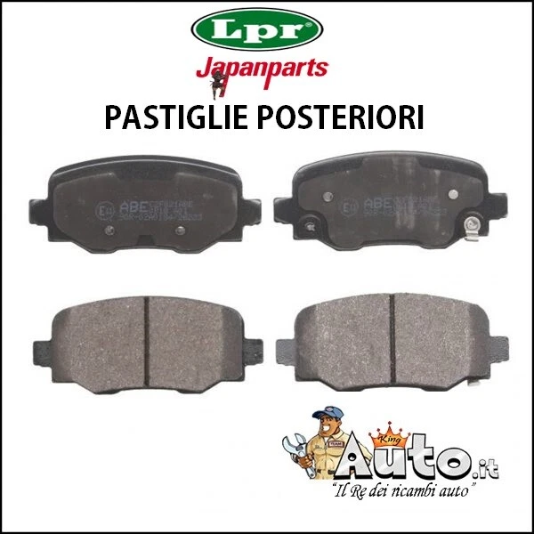 PASTIGLIE FRENO POSTERIORI  FIAT 500X 1.4 1.6 BENZINA GPL 77367417 - Imagen 1 de 1