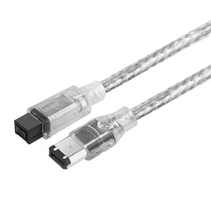 Câble FireWire IEEE 1394B 9 broches vers 6 broches mâle vers mâle adaptateur ... - Photo 1/9