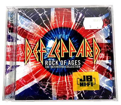 Def Leppard Rock of Ages: Definitive Collection 2 CD Album Brand New & Sealed - Image 1 of 4