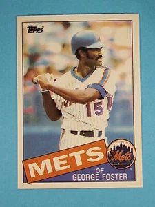 1985 Topps Tiffany George Foster New York Mets #170 ⚾ - Picture 1 of 2