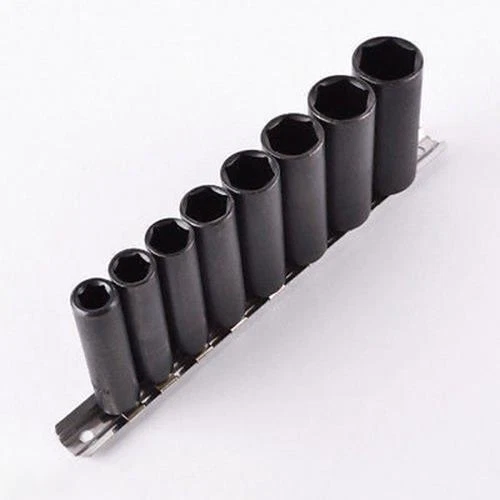 3/8" INCH DR DRIVE SAE DEEP WELL IMPACT SOCKET WRENCH TOOL SET - Image 1 of 1