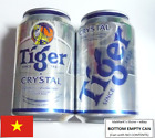 Empty - Tiger Crystal Beer Can Vietnam 330Ml 2016 Saigon Asia Collect Silver Vn