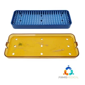 Bandeja de esterilización de microinstrumentos con tapa 6-1/4" x 2-1/4" x 3/4" - Imagen 1 de 4
