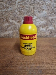 Vintage Lockheed Brake A Clutch Fluid Oil Plastic Bottle Tin Can - Picture 1 of 6
