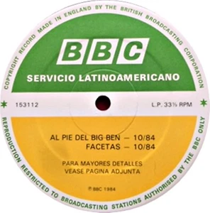 BBC LATIN AMERICA - SIMON TOWNSHEND / PRETENDERS / MATTHEW WILDER - 10/84 - Imagen 1 de 3