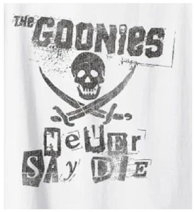 NEW! Women's XXL The Goonies Tank Top "Never Say Die" Tee Truffle Shuffle Data - Picture 1 of 3