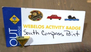 BSA Boy Scouts Of America Webelos Cub Scouts Kompass Point Pin Vintage - Bild 1 von 1
