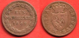 ALLEMAGNE NASSAU . KREUZER 1848 - Foto 1 di 1