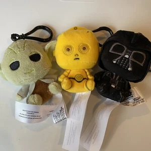 Funko Star Wars Mystery Minis Plush Keychains Classic Lot Of 3 - Picture 1 of 2