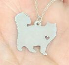 Fat Cat Necklace - Sterling Silver Jewelry - Gold-Rose Gold - Engrave