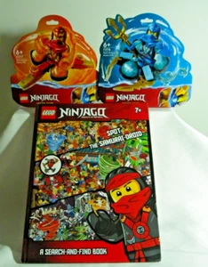 Lego Ninjago sets x 2 + Spot the Samurai Droid Search Find hardcover book bundle - Picture 1 of 14