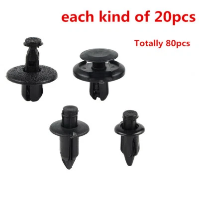 Универсальный комплект заклепок обтекателей кузова мотоцикла квадроцикла 80 шт - Изображение 1 из 4