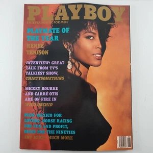 Playboy June 1990 "Wild Orchid" Bonnie Rates "Thirtysomething" Playmate Of Year - Picture 1 of 3