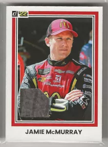 2022 Donruss Racing #R81R-JM Jamie McMurray 81 Retro Race gebrauchtes Material - Bild 1 von 2