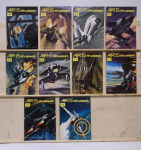 Lot of 10 AIR INTERNATIONAL Magazines 1972 Volume 2 Missing Mar/Oct Hard to Find - Picture 1 of 22