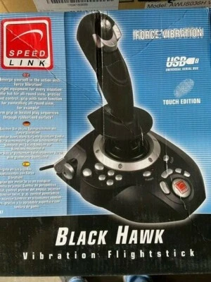Speed Link Black Hawk Vabration Flightstick - Bild 1 von 3