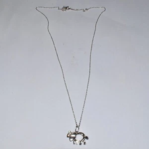 Tiffany & Co. Sterling Silver Save The Wild Elephant Necklace 18" - Bild 1 von 5